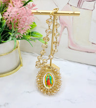 Load image into Gallery viewer, Virgen de Guadalupe (Virgen Mary) Beaded Medallion