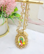 Load image into Gallery viewer, Virgen de Guadalupe (Virgen Mary) Beaded Medallion