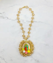 Load image into Gallery viewer, Virgen de Guadalupe (Virgen Mary) Beaded Medallion