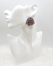 Load image into Gallery viewer, Mama Leopard Rainbow Earrings