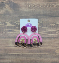 Load image into Gallery viewer, Mama Rainbow Earrings
