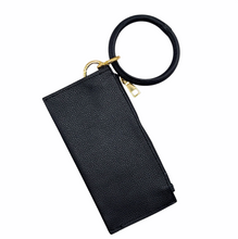 Load image into Gallery viewer, Key Ring Bangle Clutch Wristlet