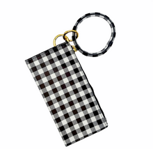Load image into Gallery viewer, Key Ring Bangle Clutch Wristlet