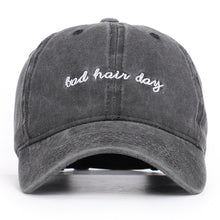 Load image into Gallery viewer, Bad Hair Day Vintage Washed Ponytail Cap