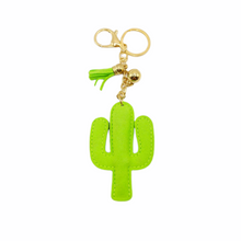 Load image into Gallery viewer, Cactus Plush Rhinestone Keychain