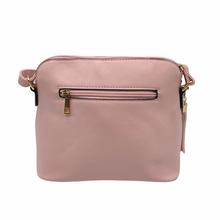 Load image into Gallery viewer, Crossbody Shoulder Pink/Snake Skin Tassel Bag