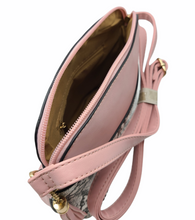 Load image into Gallery viewer, Crossbody Shoulder Pink/Snake Skin Tassel Bag