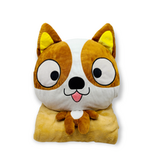 Load image into Gallery viewer, Animal Plush Hand Warmer Pillow and Blanket