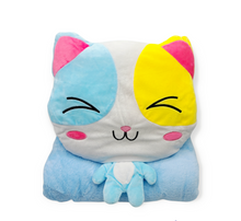 Load image into Gallery viewer, Animal Plush Hand Warmer Pillow and Blanket