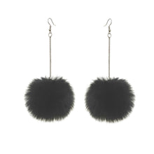 Load image into Gallery viewer, Pom Pom Drop Earrings