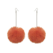 Load image into Gallery viewer, Pom Pom Drop Earrings