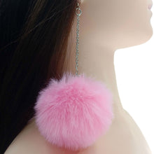 Load image into Gallery viewer, Pom Pom Drop Earrings