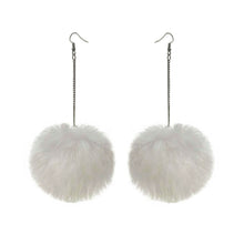 Load image into Gallery viewer, Pom Pom Drop Earrings