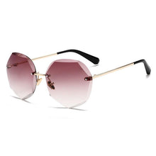 Load image into Gallery viewer, Rimless Oversized Sunglasses