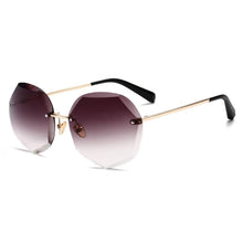 Load image into Gallery viewer, Rimless Oversized Sunglasses