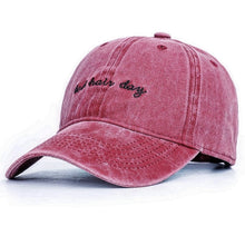 Load image into Gallery viewer, Bad Hair Day Vintage Washed Ponytail Cap