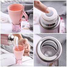 Load image into Gallery viewer, Crown Water Thermos Rose Gold