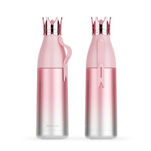 Load image into Gallery viewer, Crown Water Thermos Rose Gold