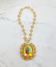Load image into Gallery viewer, Virgen de Guadalupe (Virgen Mary) Beaded Medallion
