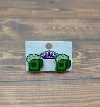 Load image into Gallery viewer, St. Patrick&#39;s Day Beer Mug Stud Earrings
