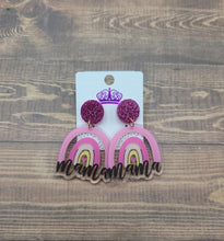 Load image into Gallery viewer, Mama Rainbow Earrings
