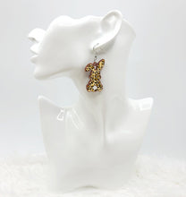 Load image into Gallery viewer, Leopard Bunny Earrings
