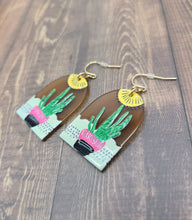 Load image into Gallery viewer, Potted Plant Earrings
