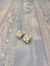 Load image into Gallery viewer, Cow Print Stud Earrings
