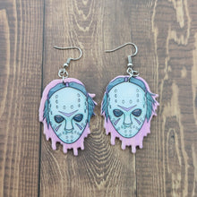 Load image into Gallery viewer, Halloween Horror Movie Ski Mask Earrings
