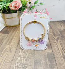 Load image into Gallery viewer, Girl&#39;s Flower Charm Bracelet
