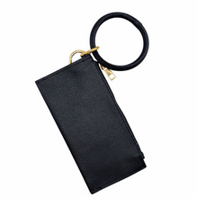 Load image into Gallery viewer, Key Ring Bangle Clutch Wristlet
