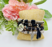 Load image into Gallery viewer, Boho Layered Beaded Bracelet Set
