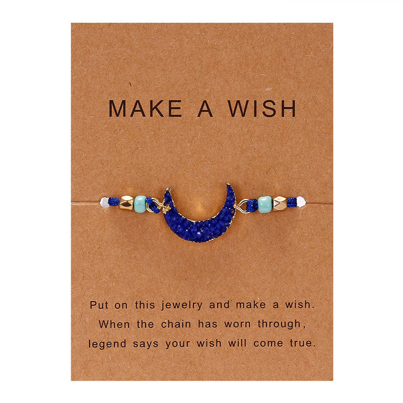 Make A Wish Moon Bracelet