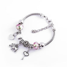 Load image into Gallery viewer, Elephant Charm Beaded Bracelet
