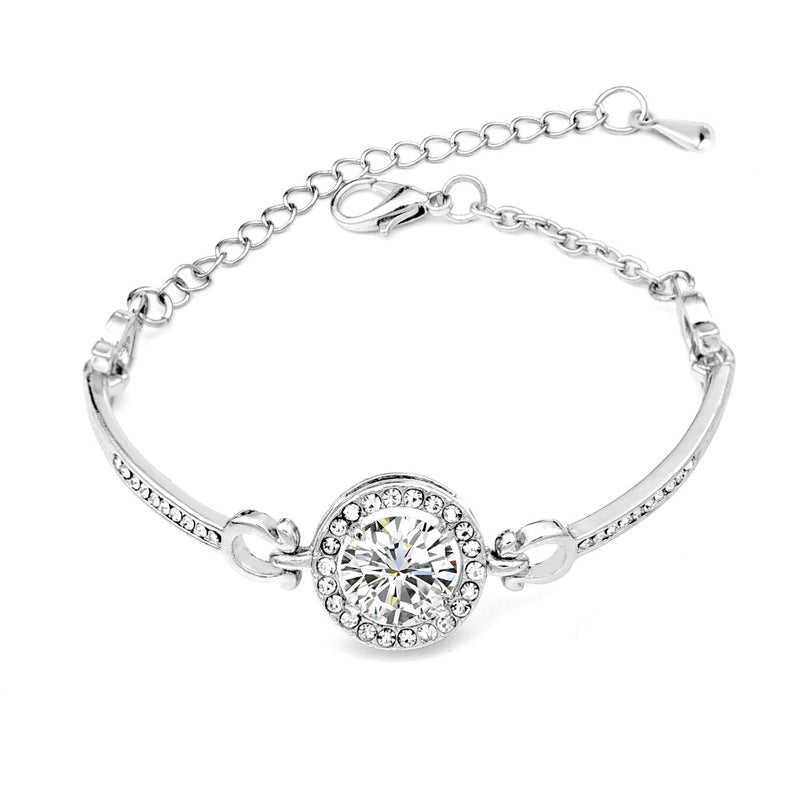 Faux Diamond Crystal Bracelet