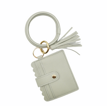 Load image into Gallery viewer, Key Ring Tassel Bangle Wallet

