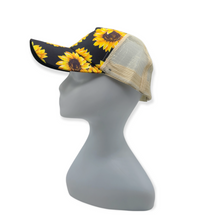 Load image into Gallery viewer, Sunflower Criss Cross Pony Cap
