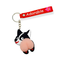 Load image into Gallery viewer, Squishy Butt Keychain
