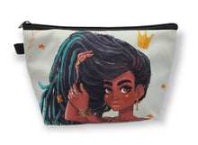 Load image into Gallery viewer, Black Girl Magic Cosmetic Pouch Bag
