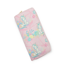 Load image into Gallery viewer, Unicorn Zippered Wallet
