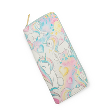 Load image into Gallery viewer, Unicorn Zippered Wallet
