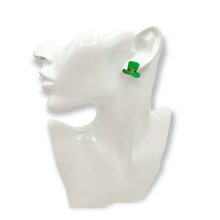 Load image into Gallery viewer, St. Patrick&#39;s Cap Stud Earrings
