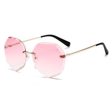 Load image into Gallery viewer, Rimless Oversized Sunglasses
