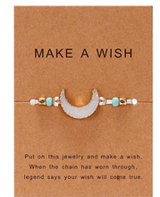 Load image into Gallery viewer, Make A Wish Moon Bracelet
