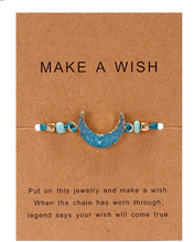 Load image into Gallery viewer, Make A Wish Moon Bracelet
