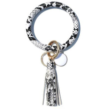 Load image into Gallery viewer, Bangle Tassel Keychain Key Ring
