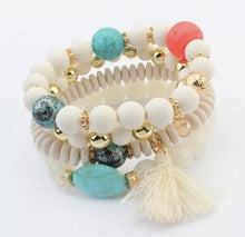 Load image into Gallery viewer, Layered Beaded Bracelet Set
